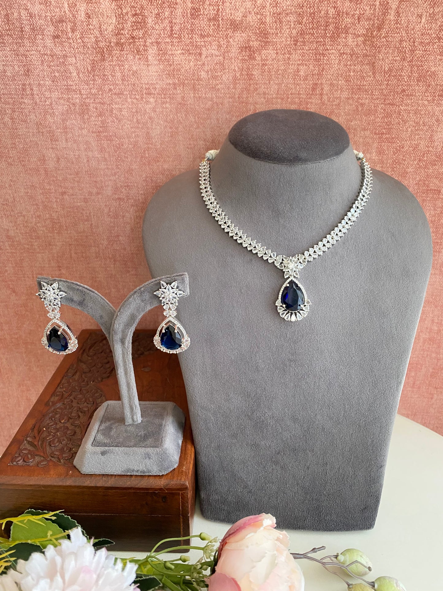 Diamond Long Necklace set