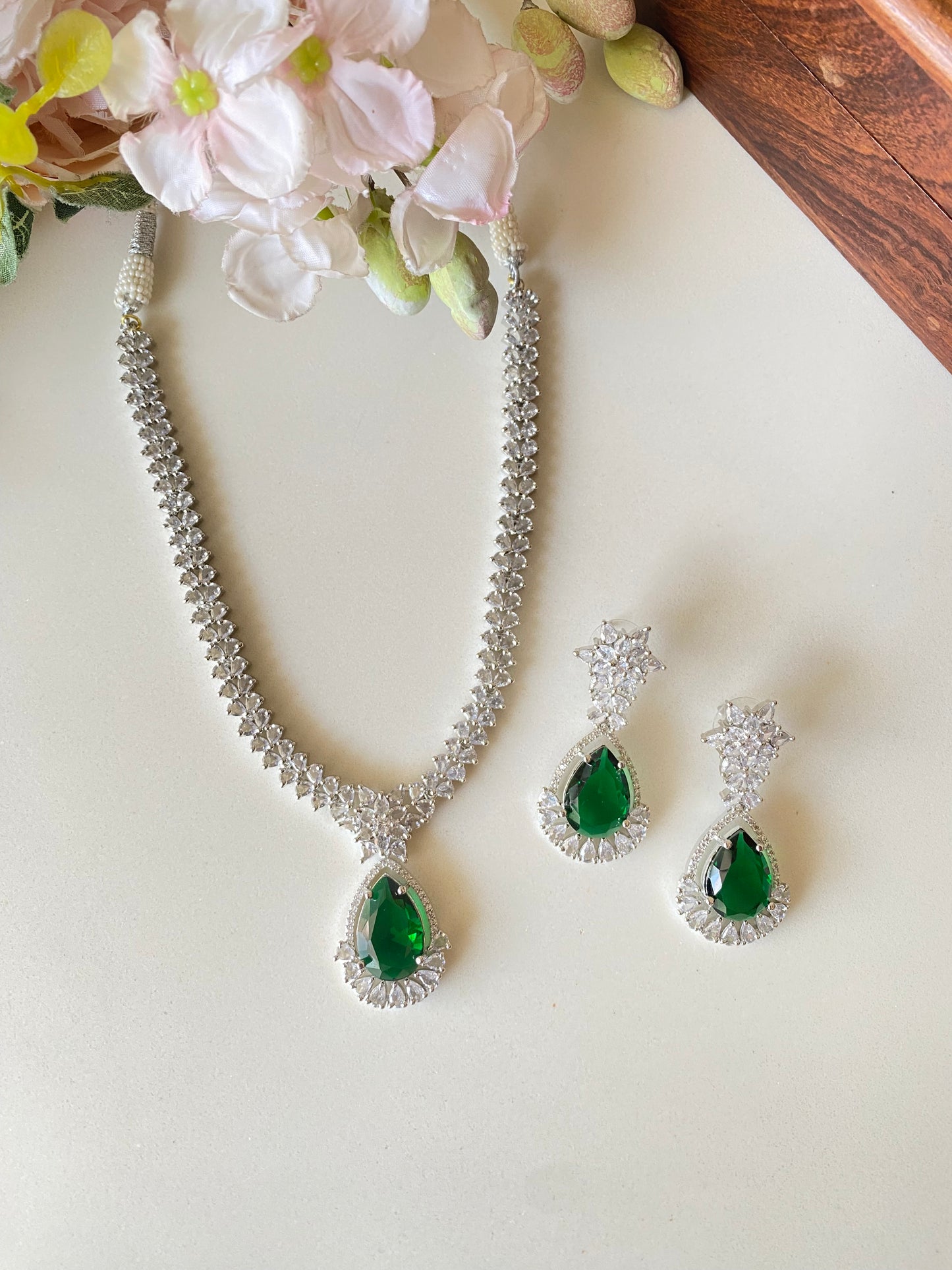 Diamond Long Necklace set