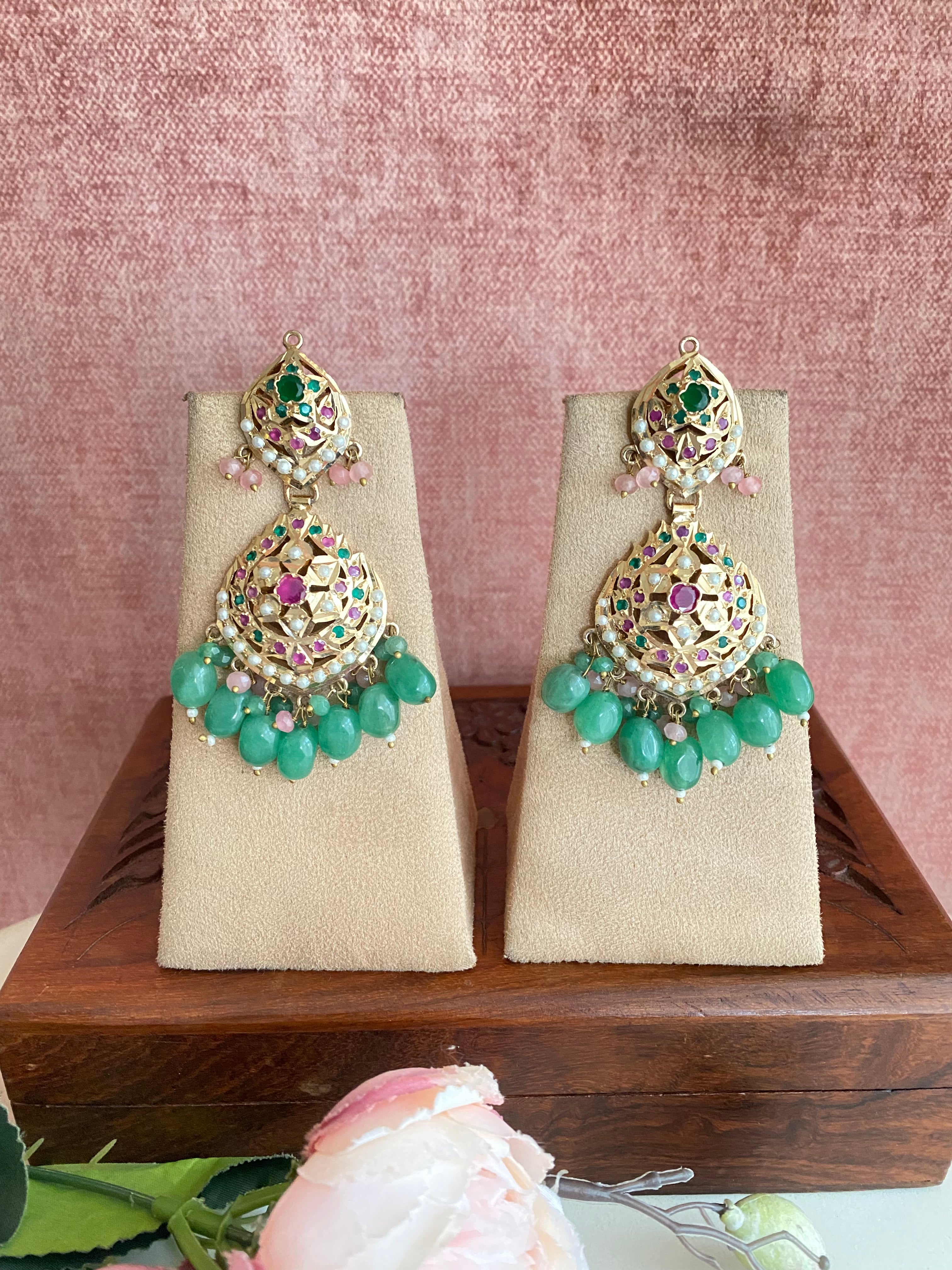 Jadau Earrings