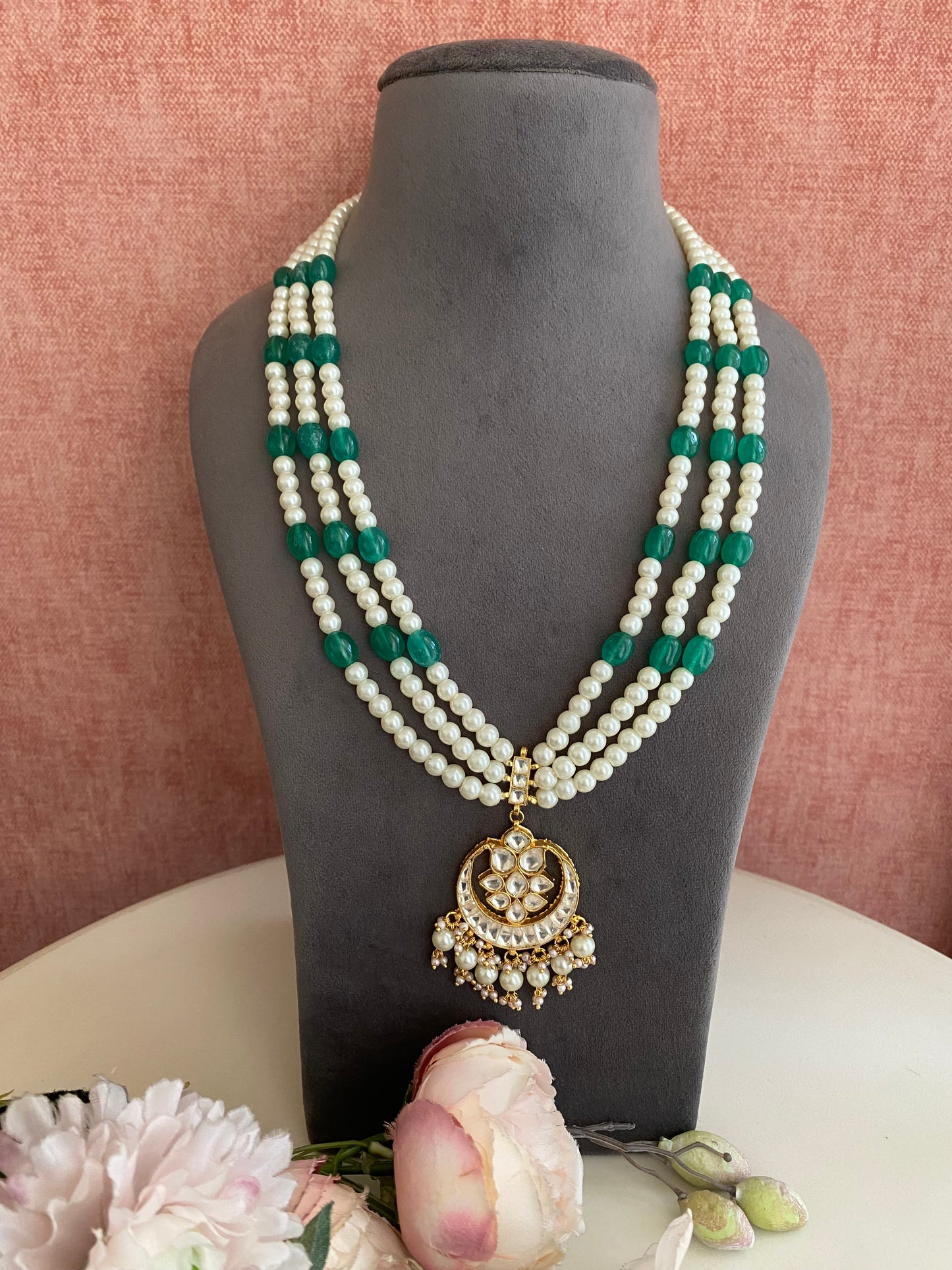 Gold Plated Kundan Necklace