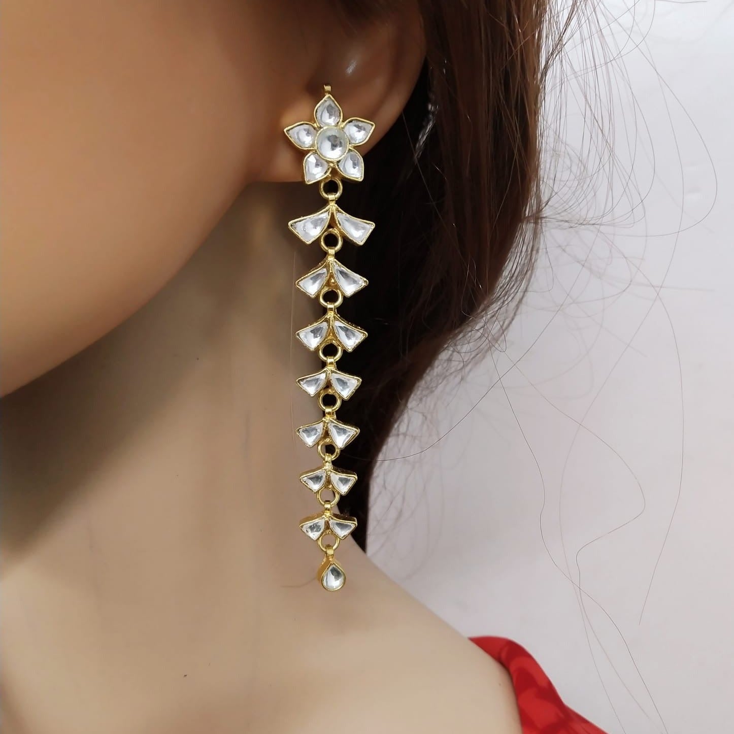 Kundan earrings