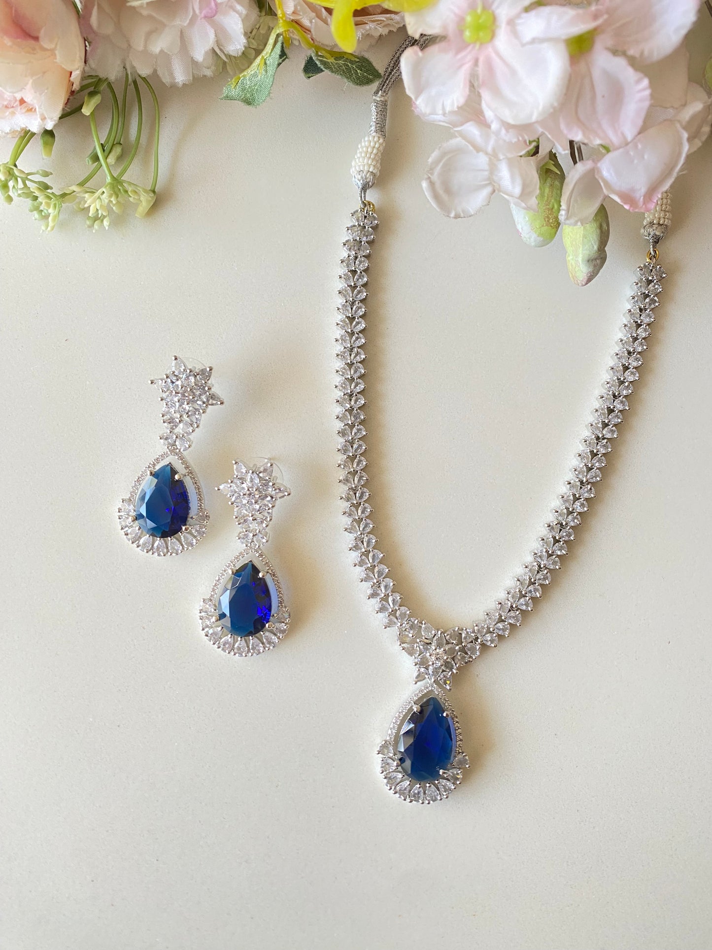 Diamond Long Necklace set