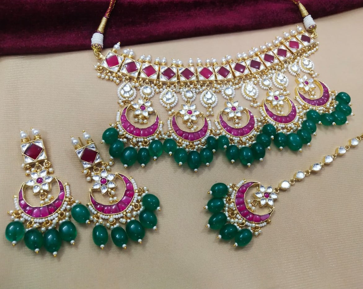 Bridal Kundan Necklace Set