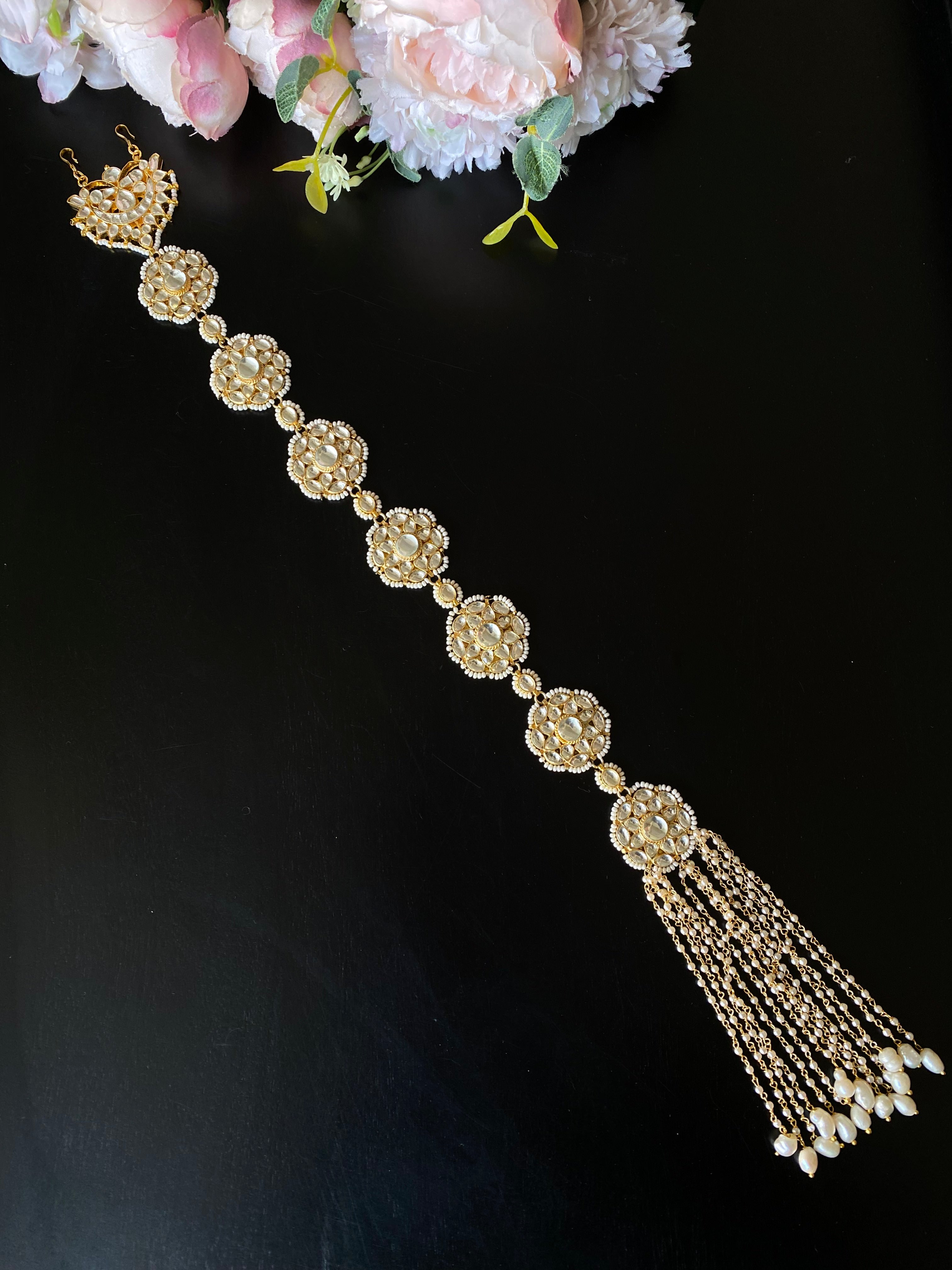 Kundan Hair Braid Accessories