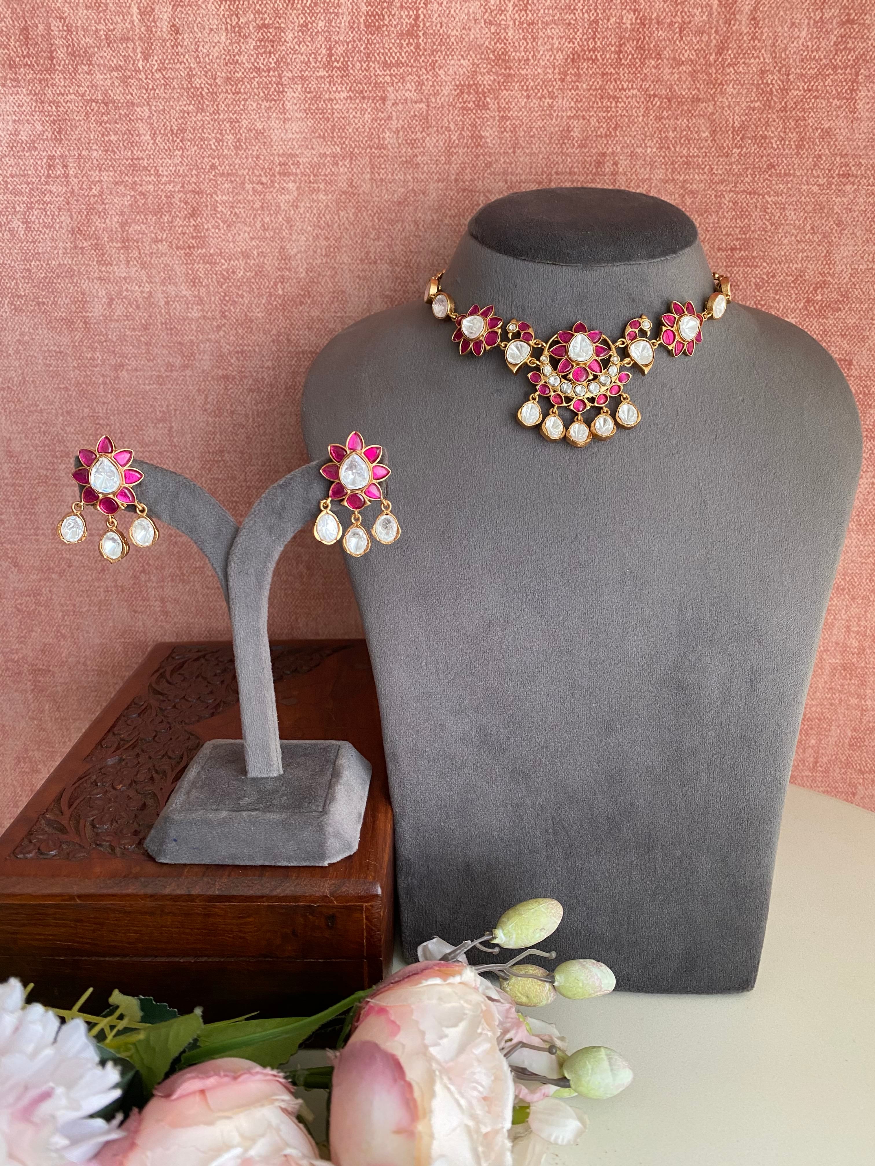 Pink Necklace Set