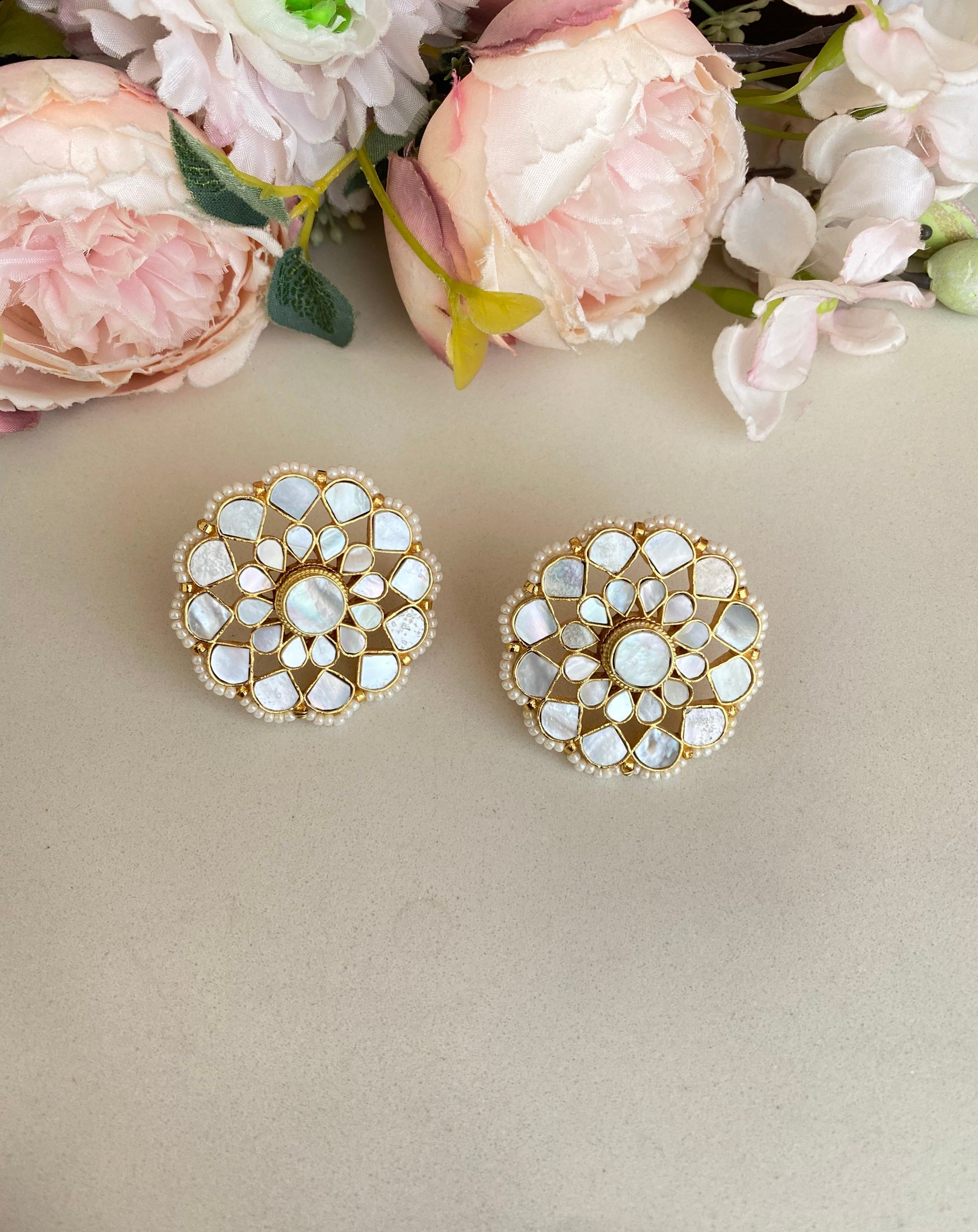 Mother of pearl studs