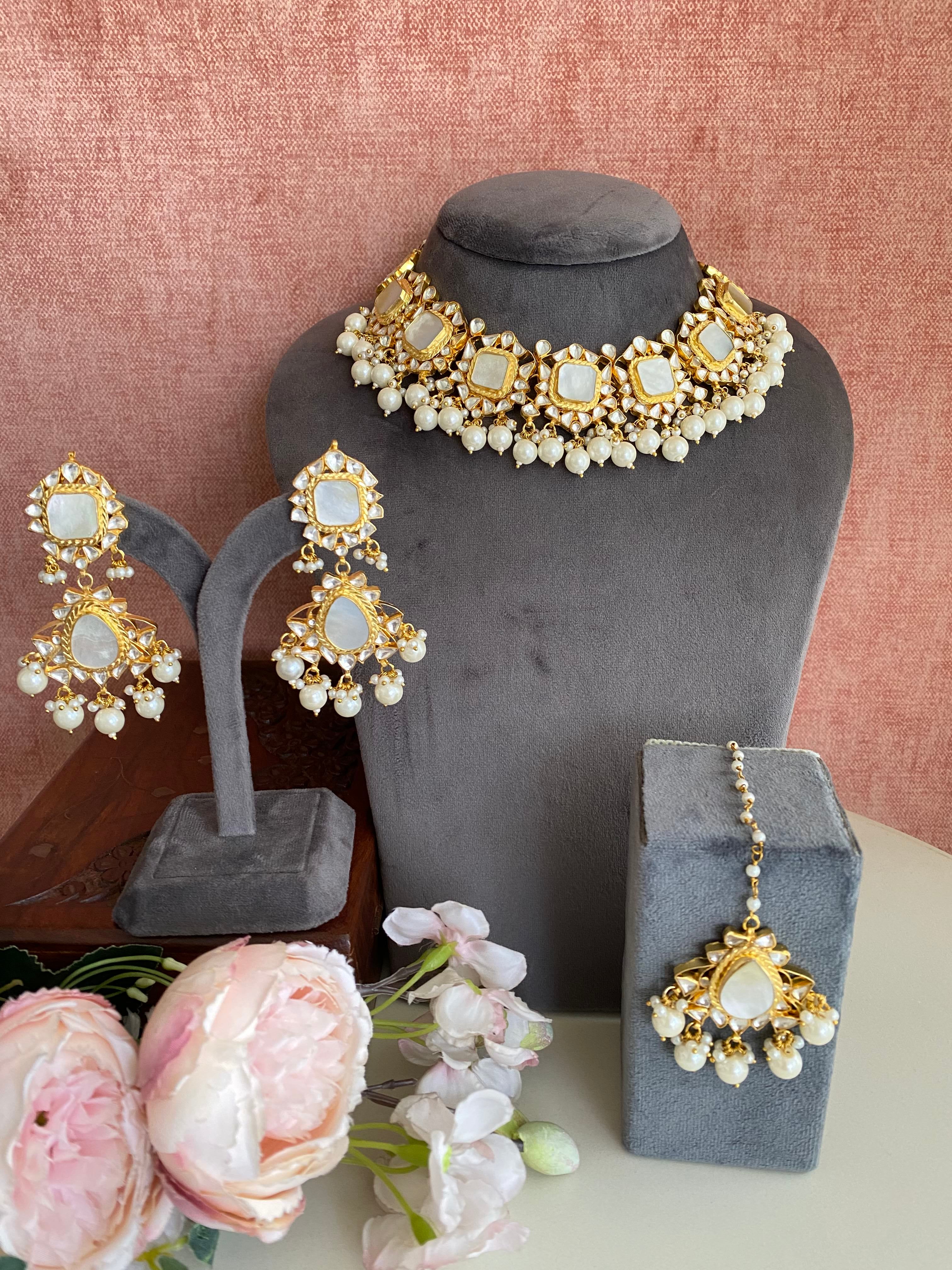 Mother of Pearl Necklace Set