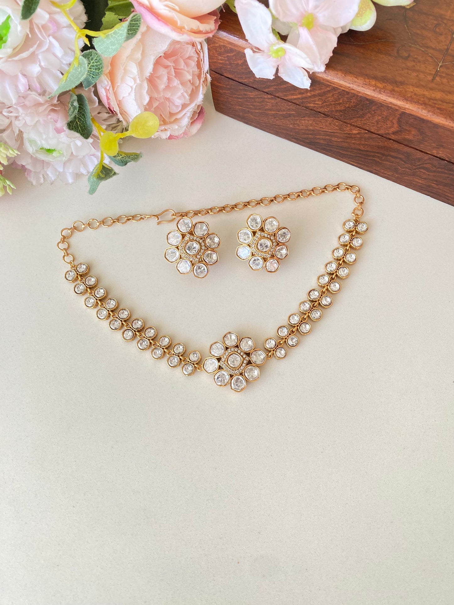 Moissanite Choker set