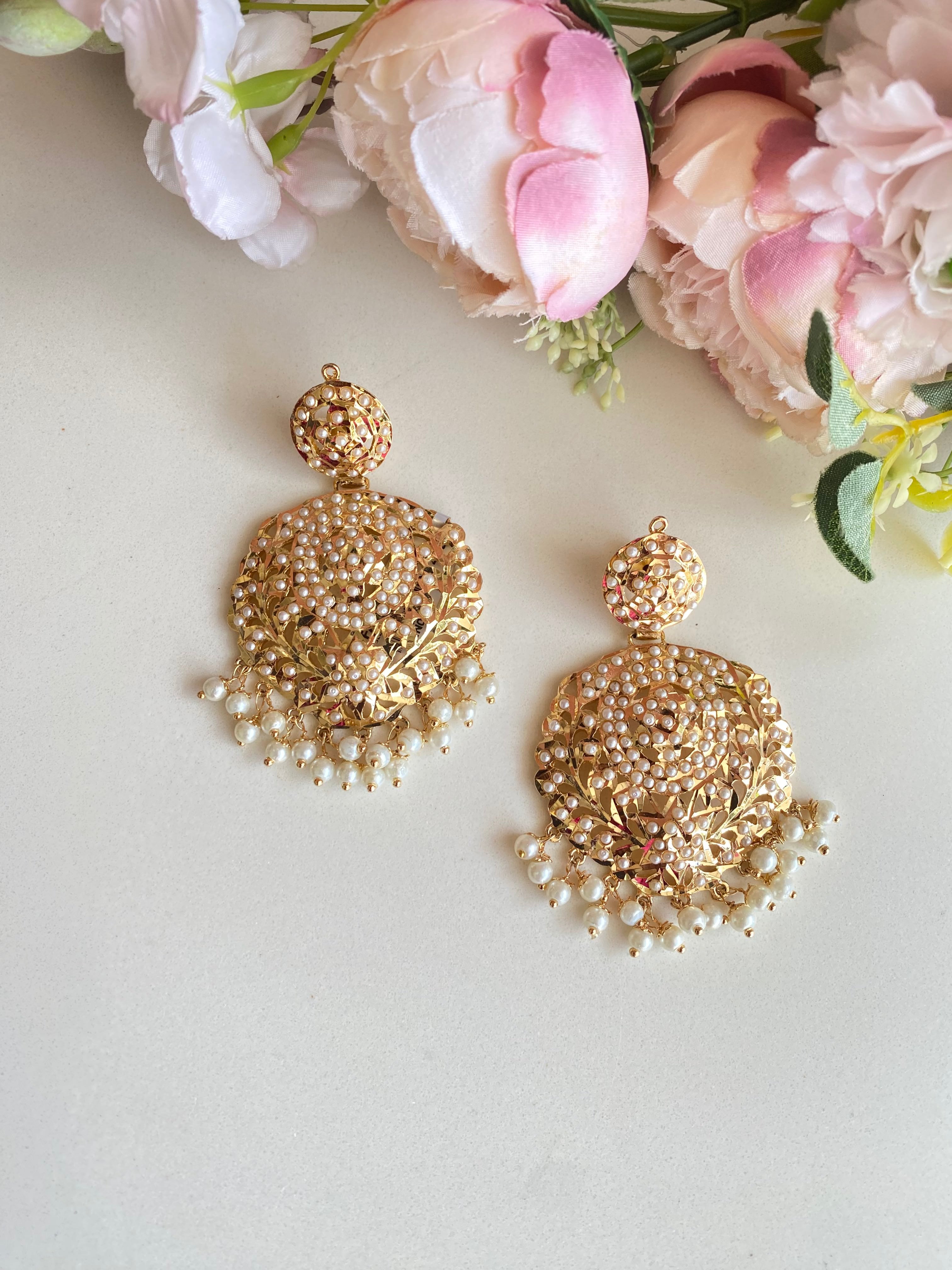 Jadau Earrings