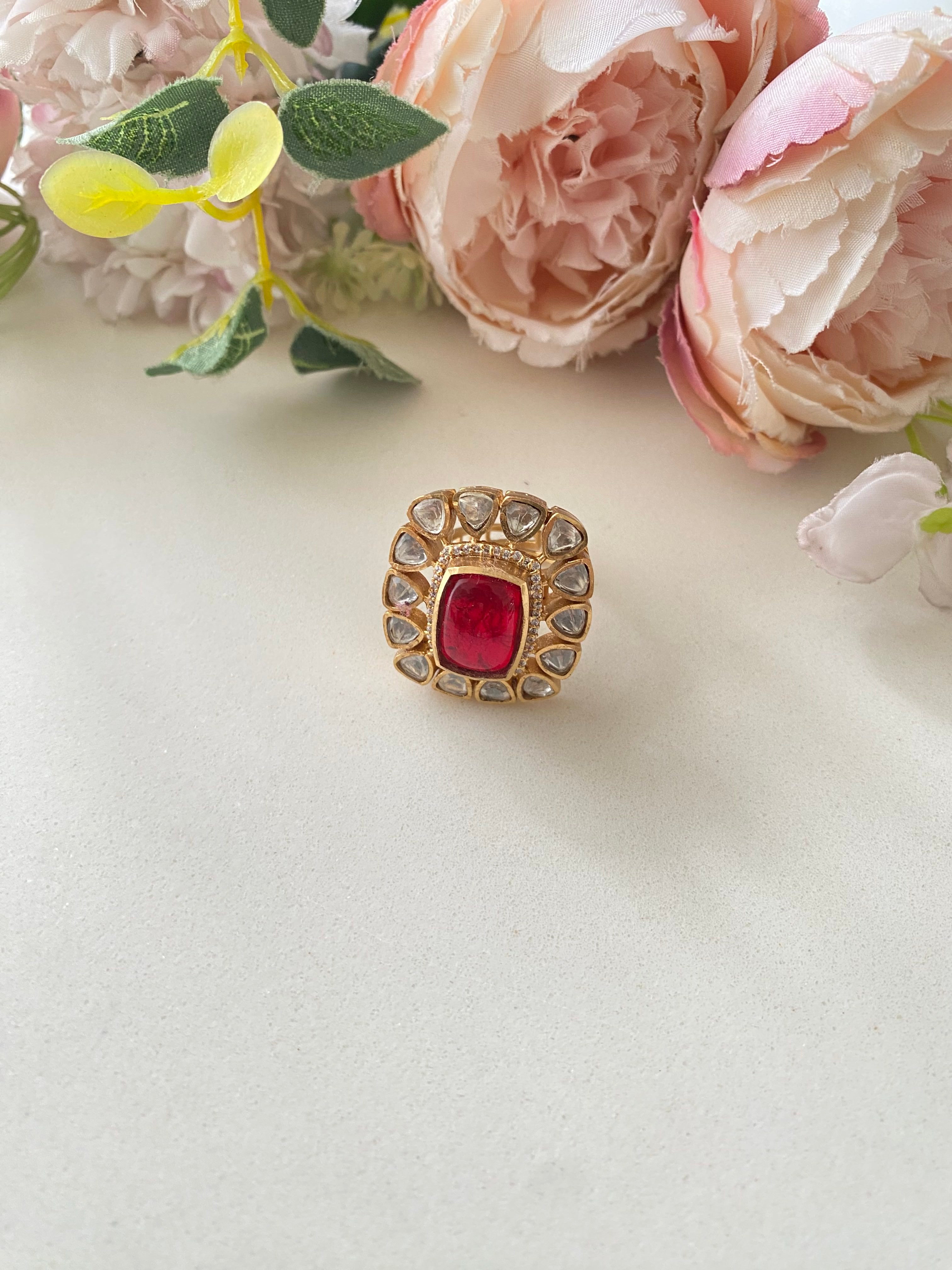 Red stone Ring
