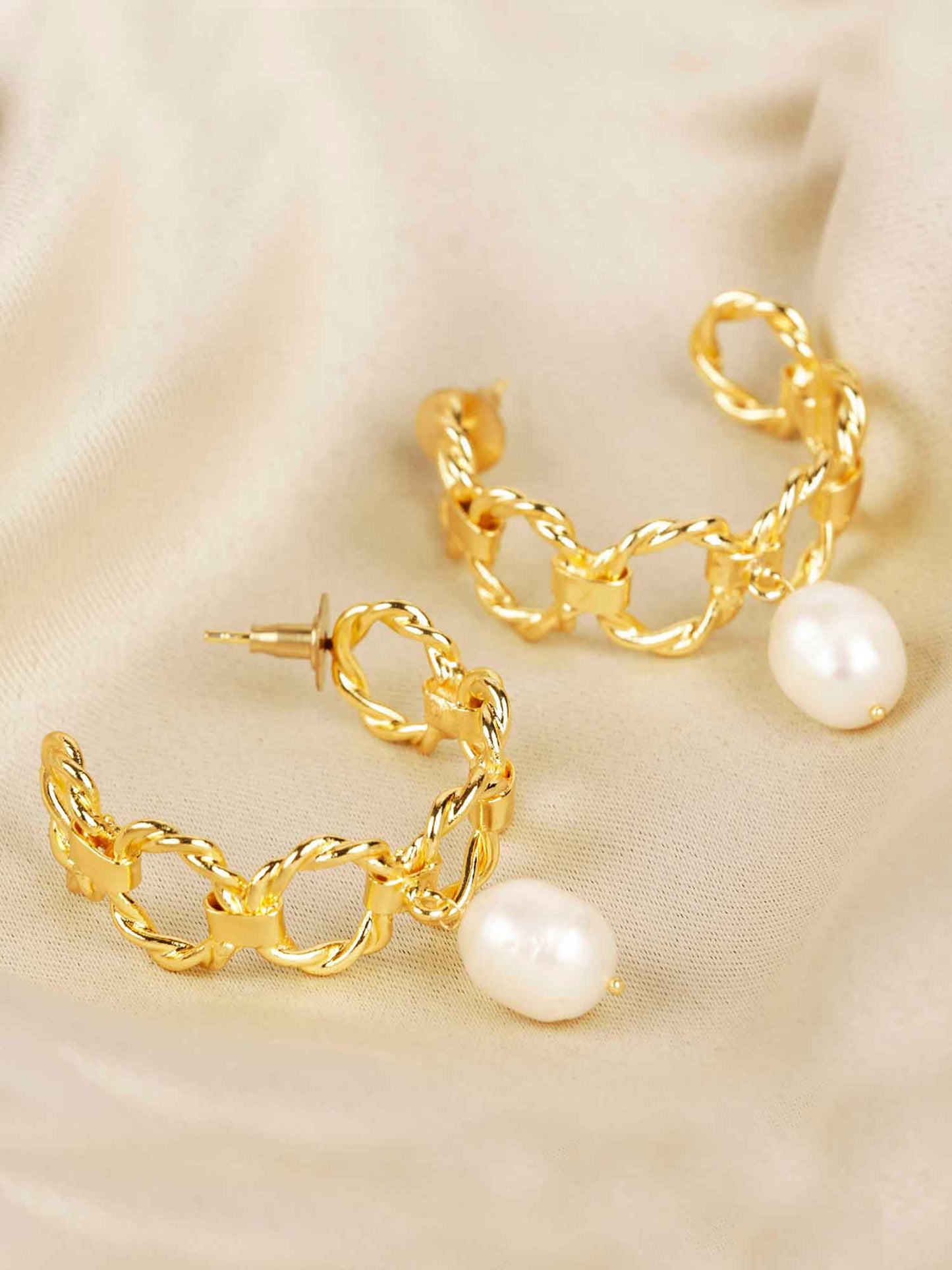 Hoops with baroque drops