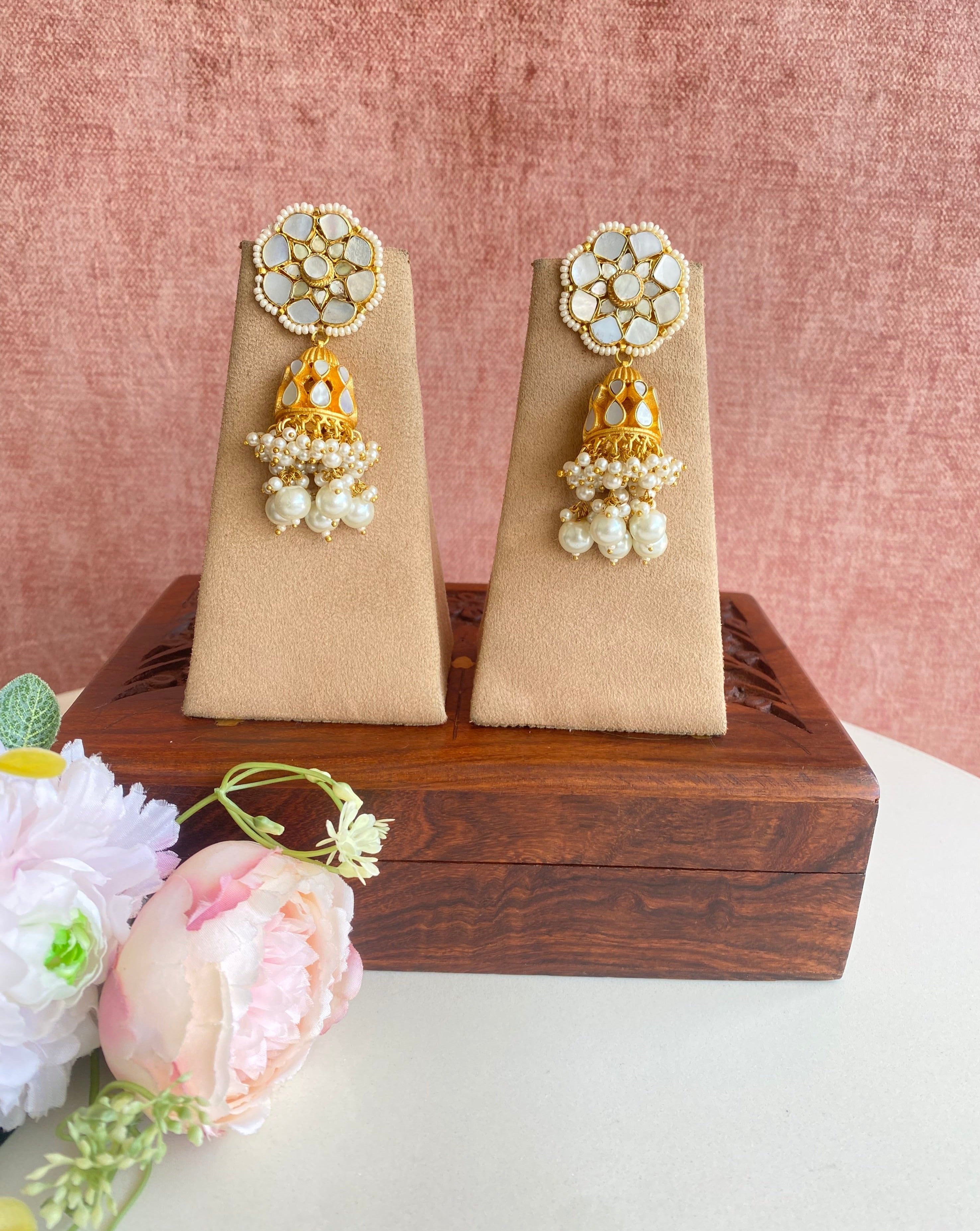 Mother Of Pearl Jhumka