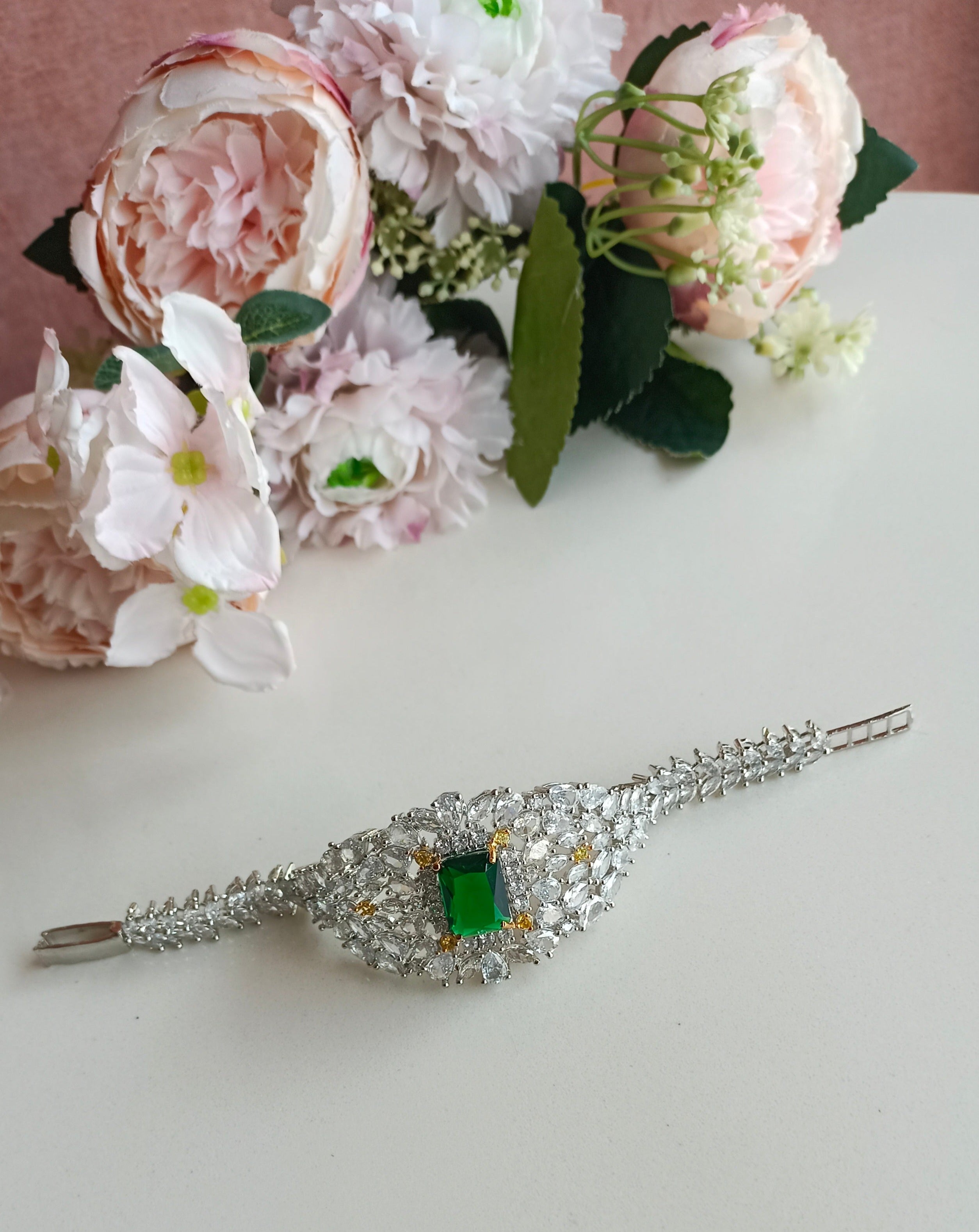 Emerald Diamond Bracelet