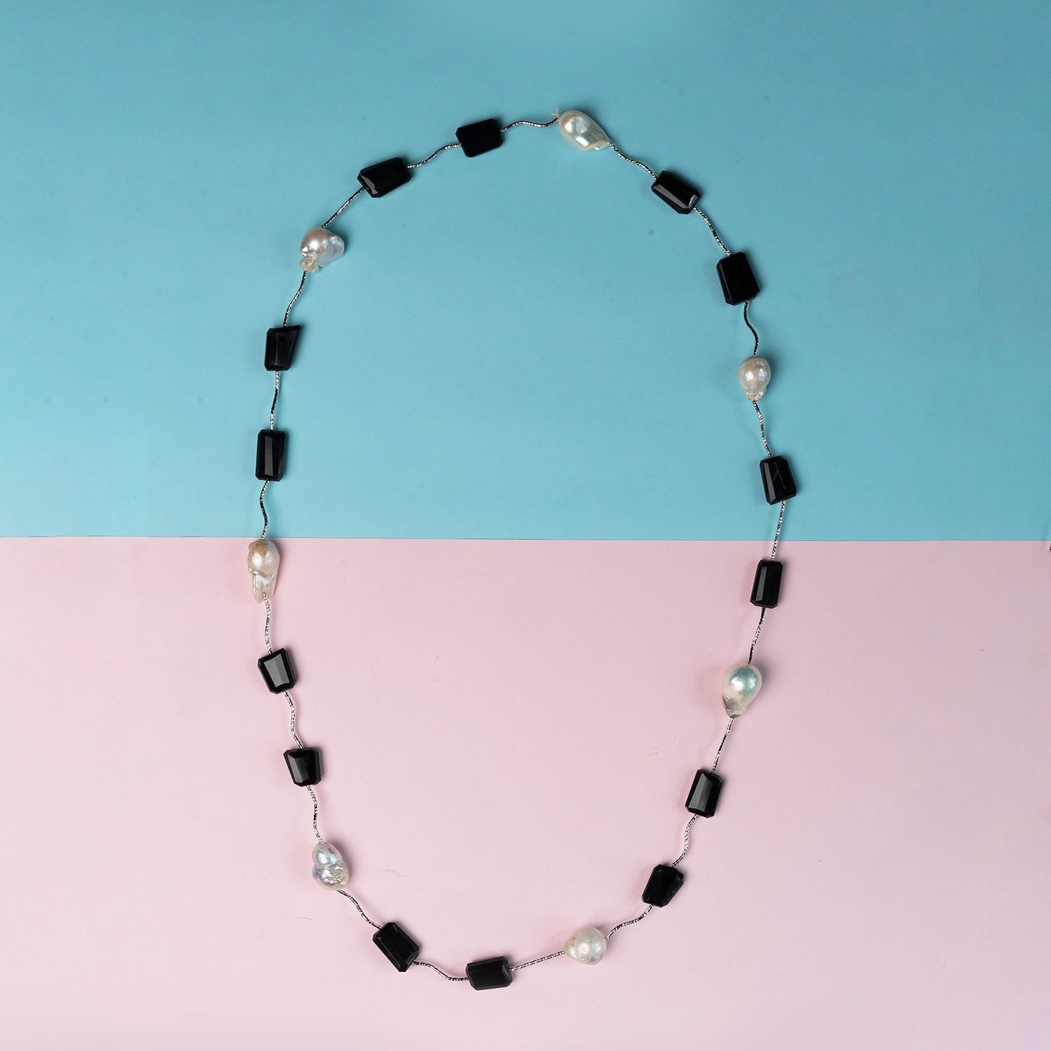 Black Long Necklace