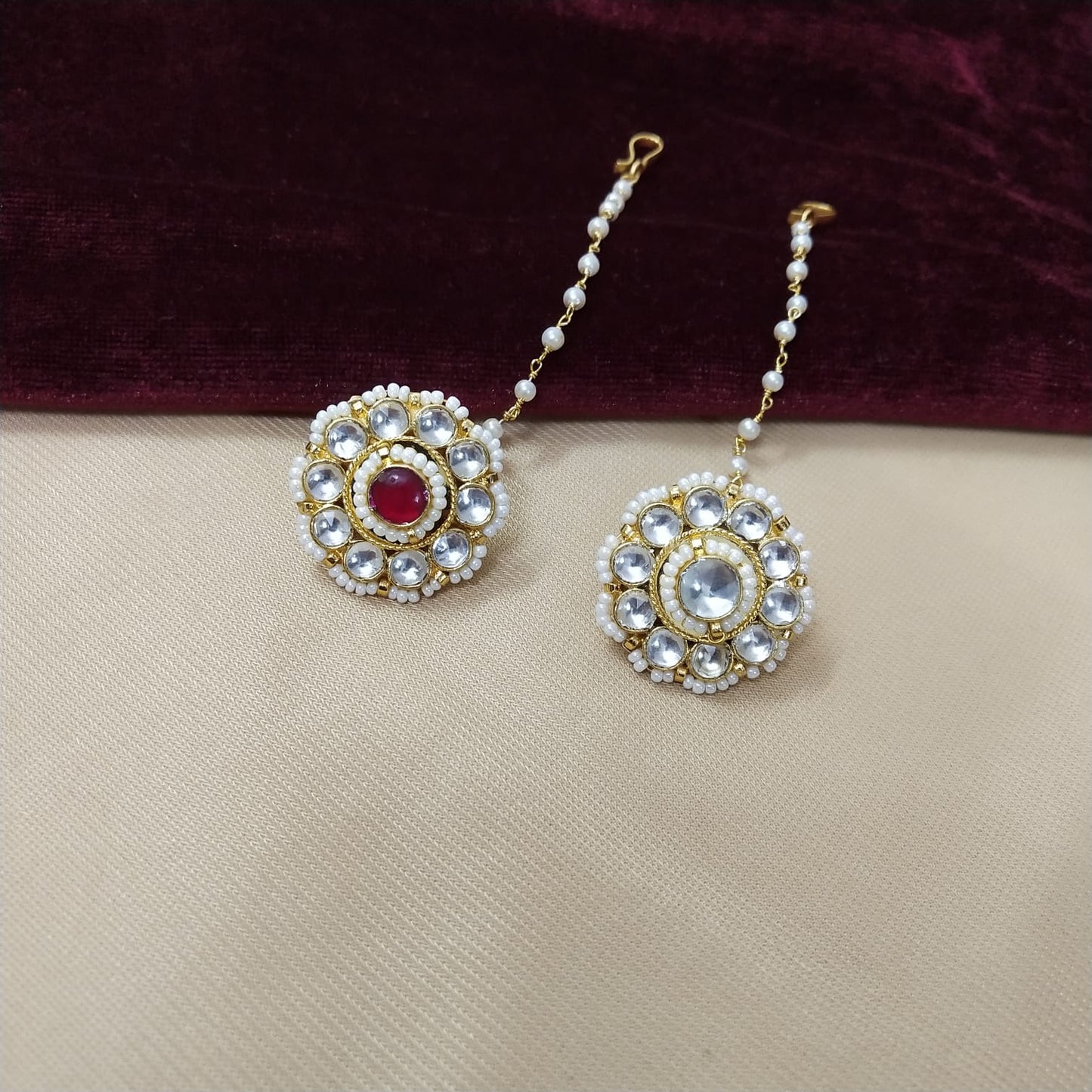 Kundan Gold Plated Borla